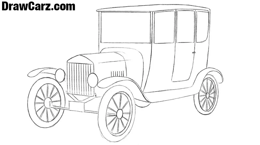 Ford Model T drawing