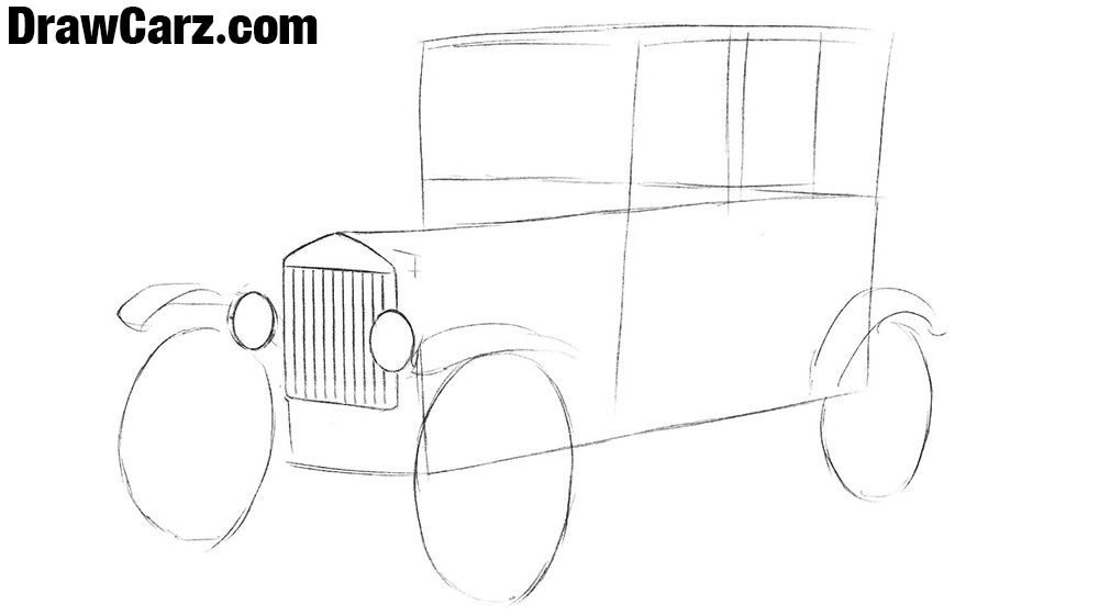 Detail the front part of your Model-T