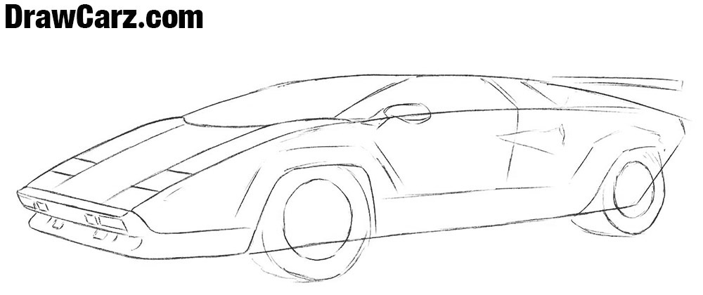 How to sketch a Lamborghini