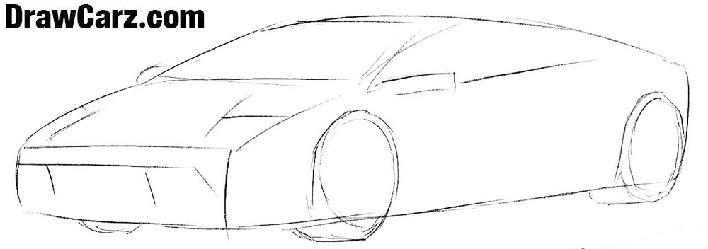 Comment dessiner une Lamborghini Facile