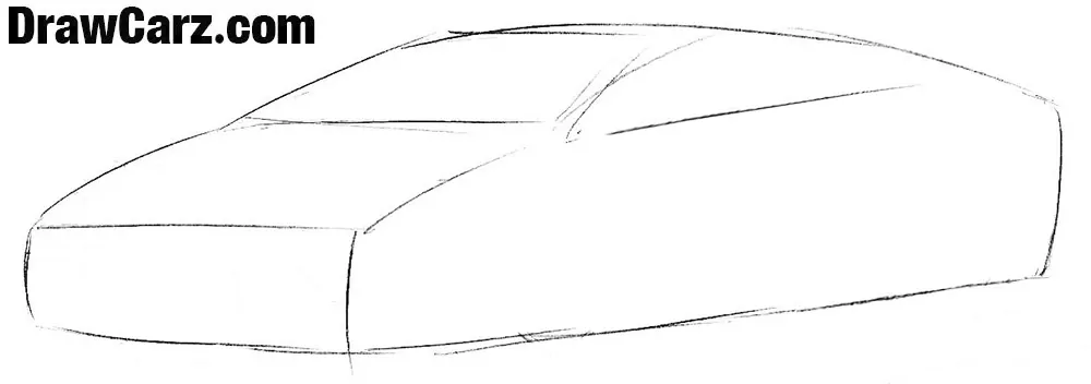 Sketch the silhouette as a simple shape