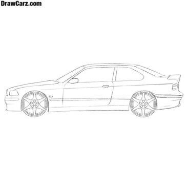 How to Draw a Coupe Car Easy