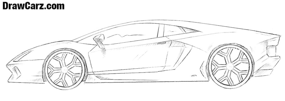 Lamborghini drawing tutorial