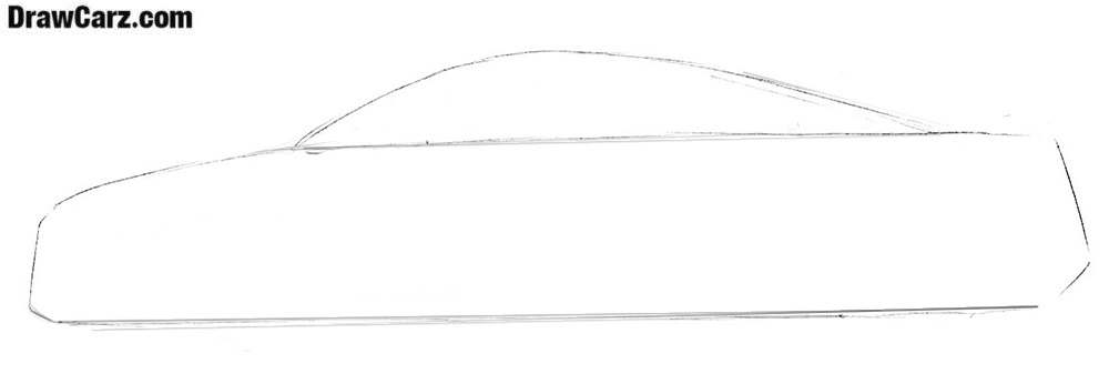 How to draw an Audi R8