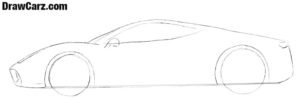 3 How To Draw A Ferrari Easy 300x106 