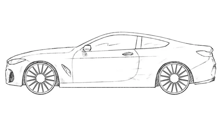 how to draw a bmw 8 series featured image