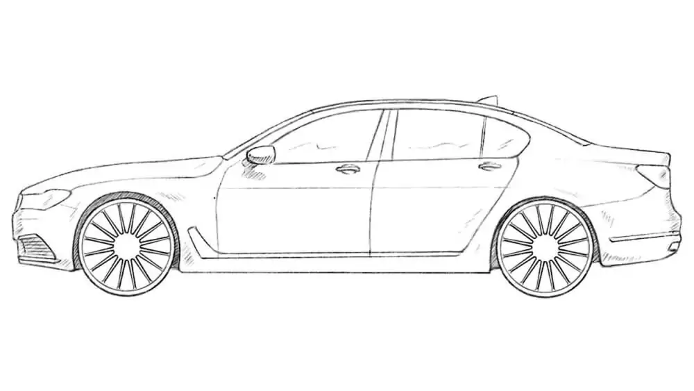 how to draw a BMW featured image