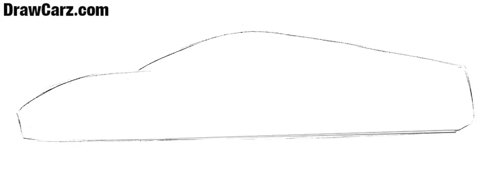 Build the skeleton of the supercar body