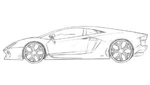 how to draw a Lamborghini featured image