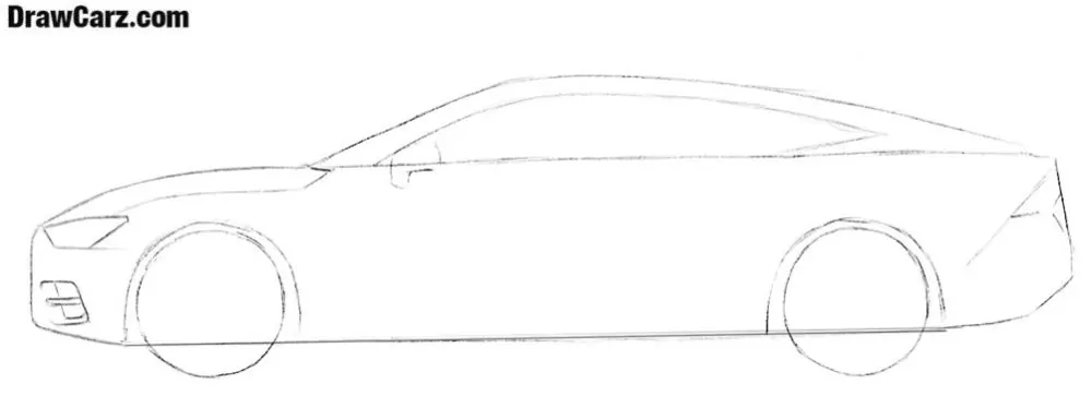 Refine the headlight, hood, and bumper