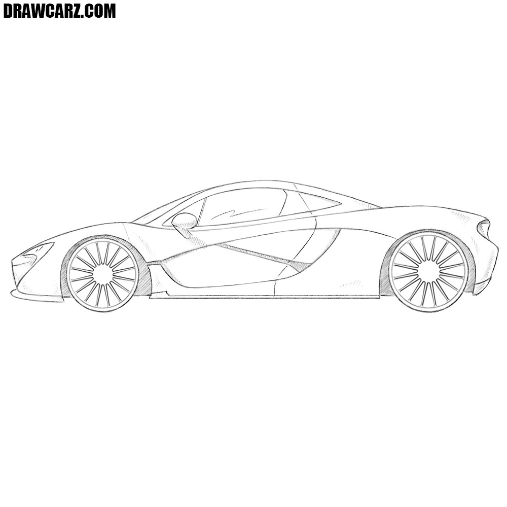 How to Draw a Mclaren P1