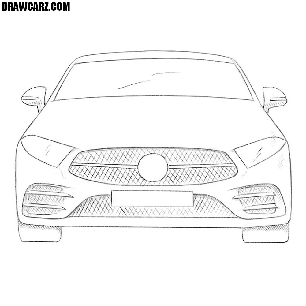 How To Draw A Car From The Top Easy bmppower