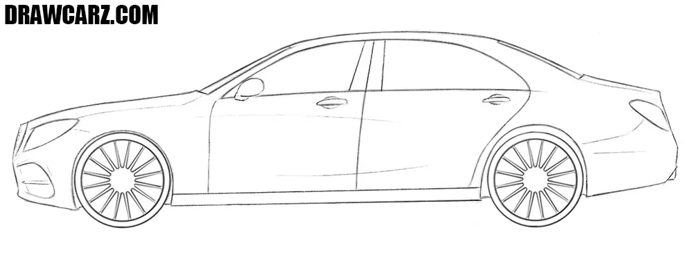 How to draw a car