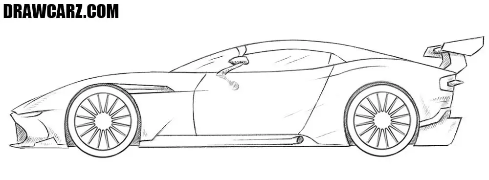 Racing Car drawing