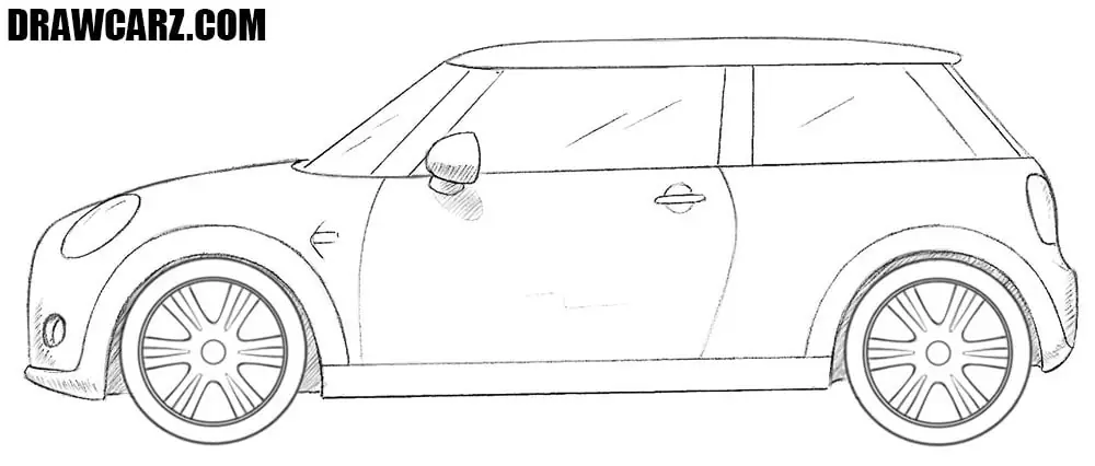 Mini Cooper drawing