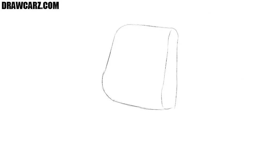 How to draw a car seat easy