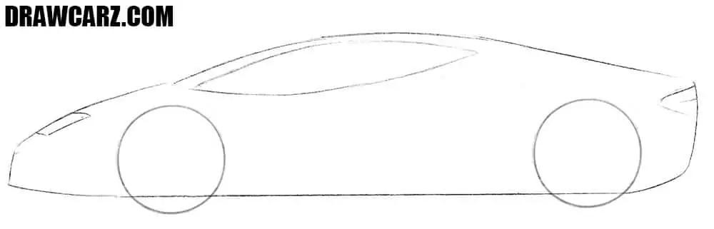 How to sketch a Lamborghini Centenario