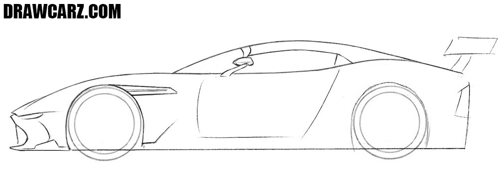 How to draw a cool car
