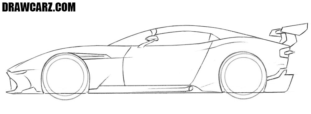 How to draw an Aston Martin