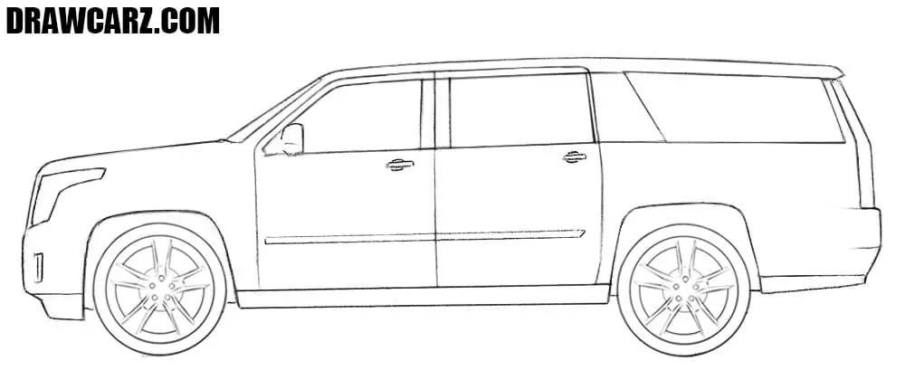 Cadillac Escalade drawing tutorial