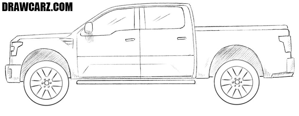 How to draw a Ford Tuscany