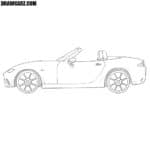 How to Draw a Mazda MX-5