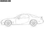 How to Draw a Mazda RX-7