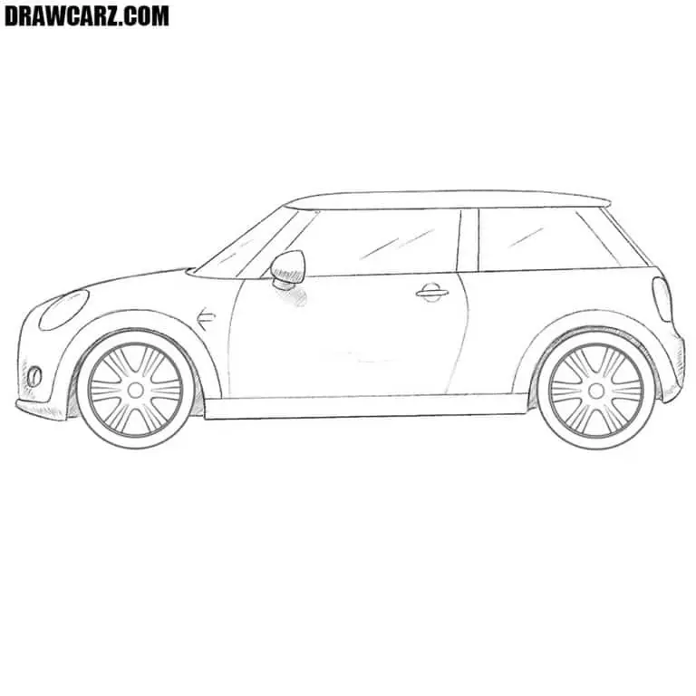 How to Draw a Mini Cooper