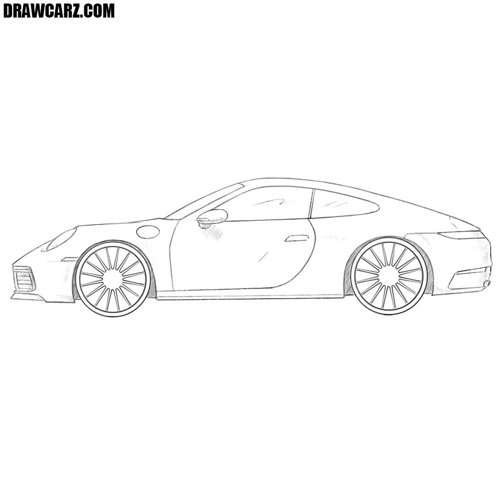 Porsche 911 996 Turbo design sketch - 60 x 43,50 cm - Harm Lagaay | Porsche  calendars and shields | Flatsix-Sportscar-Collectables