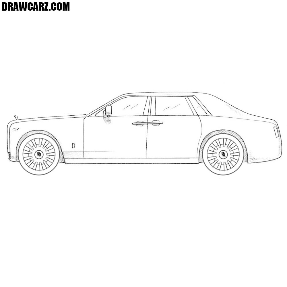How to Draw a Rolls Royce