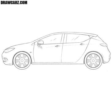 How to Draw an Opel Astra