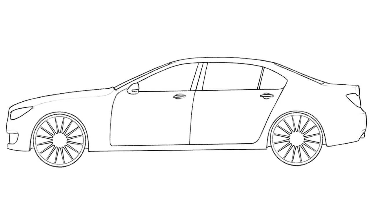 how to draw a car easy featured image