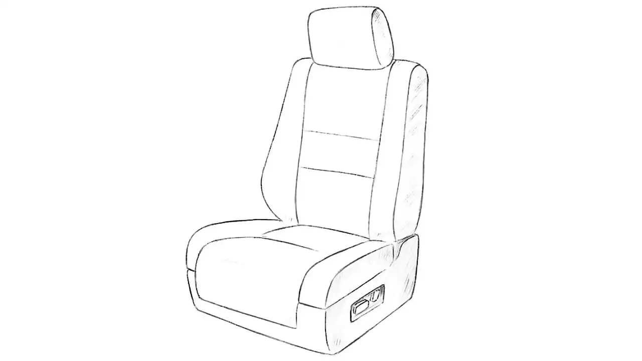 how to draw a car seat featured image