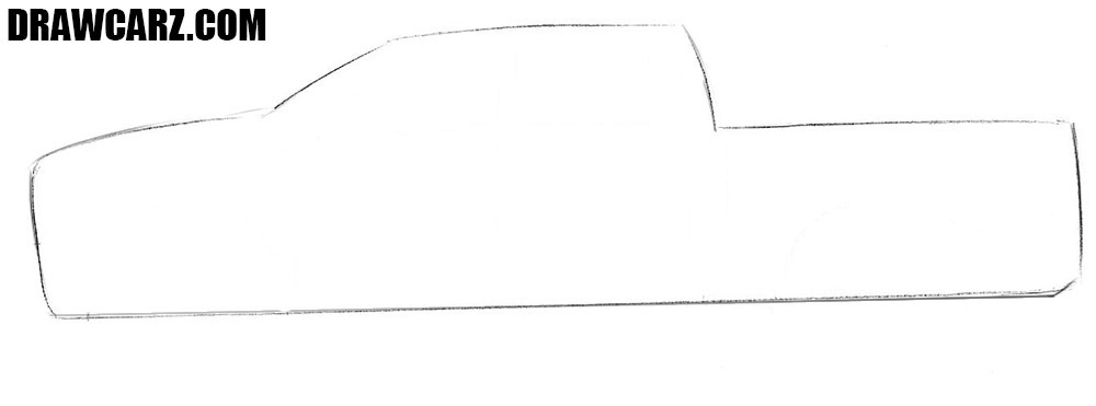 Sketch the package of cab and cargo box