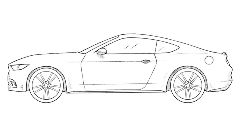 how to draw a ford mustang featured image