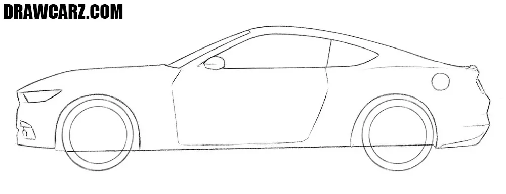 Refine the Mustang powerful rear section