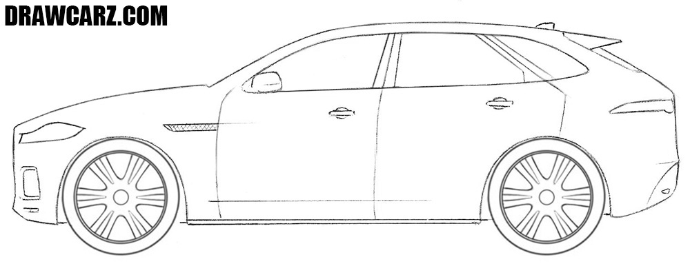 Darken the tires and add the luxury SUV rims