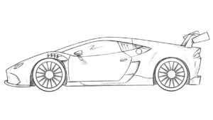 how to draw a race car featured image