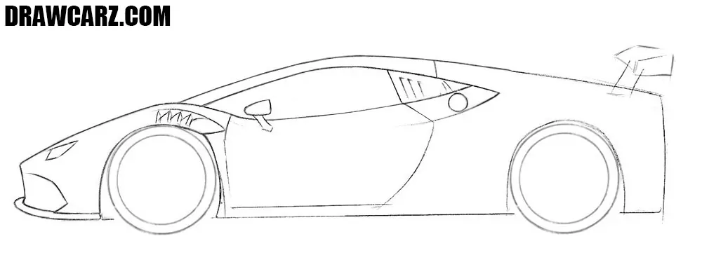 Trace the narrow roof and slim glass