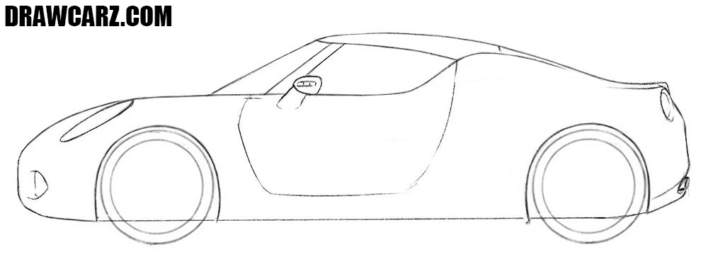 Detail the aerodynamic tail and taillight