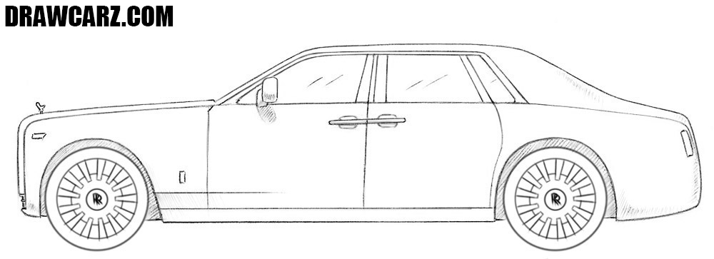 Give the Rolls Royce drawing its final dimension