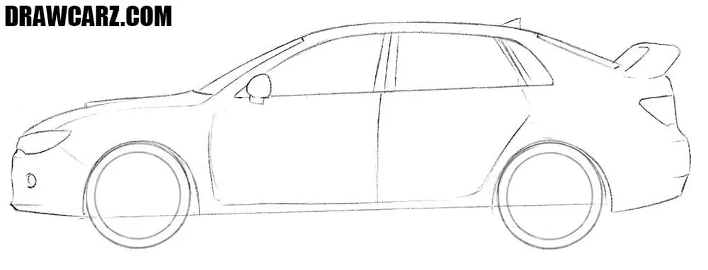 Define the Subaru’s powerful rear details