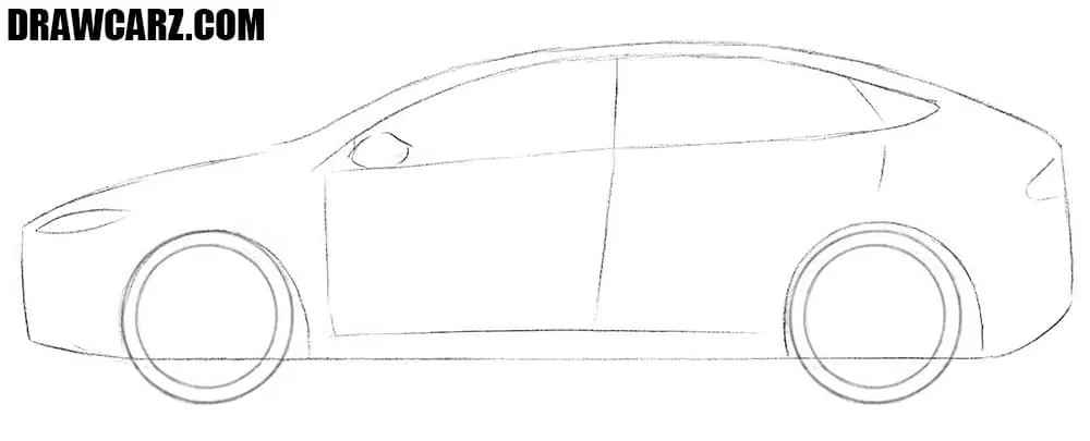 Add rim detailing, doors, and side mirror