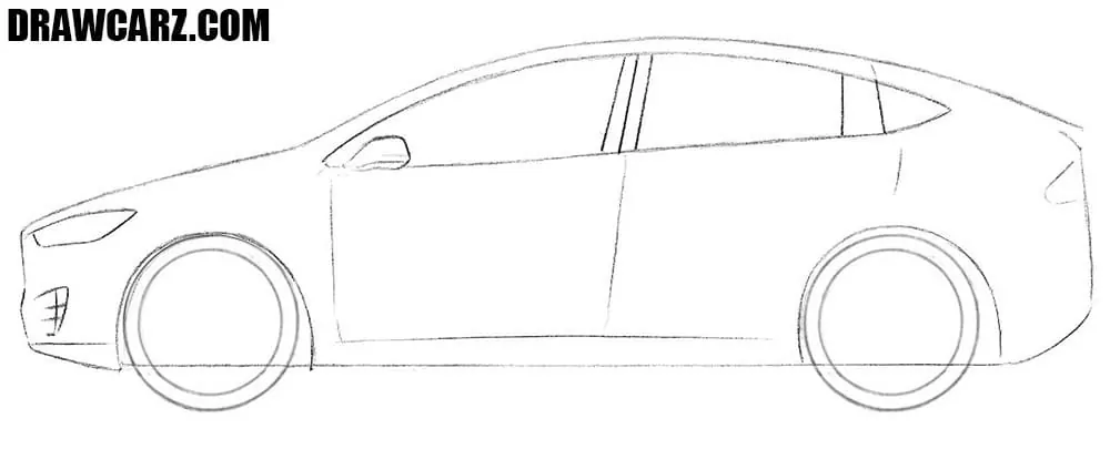 Trace the panoramic roof arc and windows