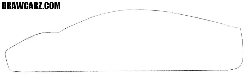 Mark the supercar’s flowing futuristic body shape