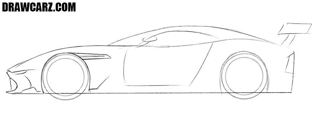 Shape the Vulcan’s nose with intakes