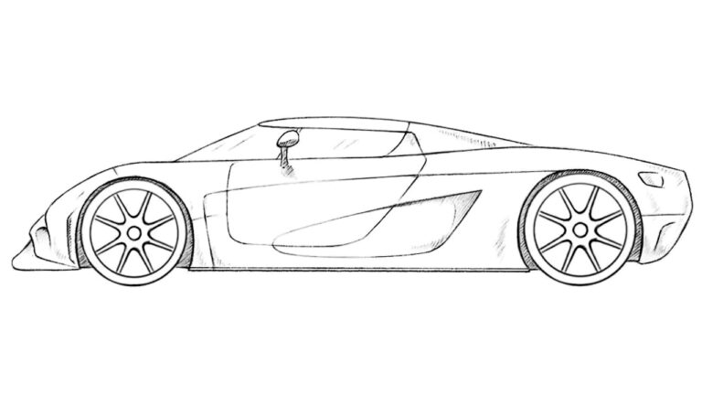 how to draw a koenigsegg featured image