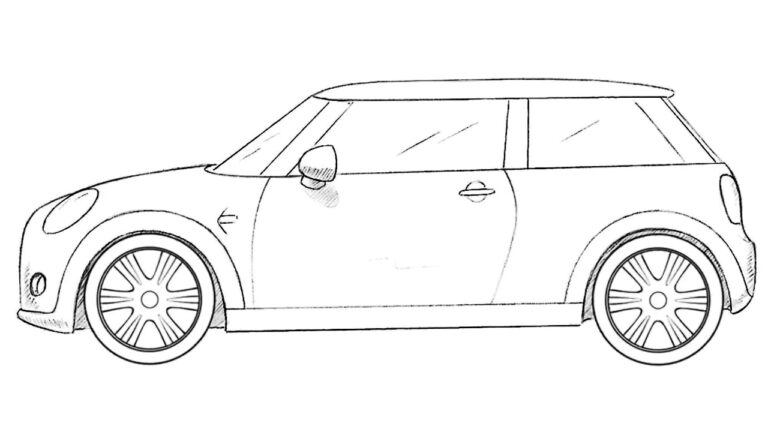 how to draw a mini cooper featured image