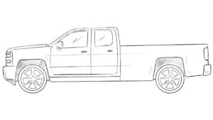 how to draw a truck featured image