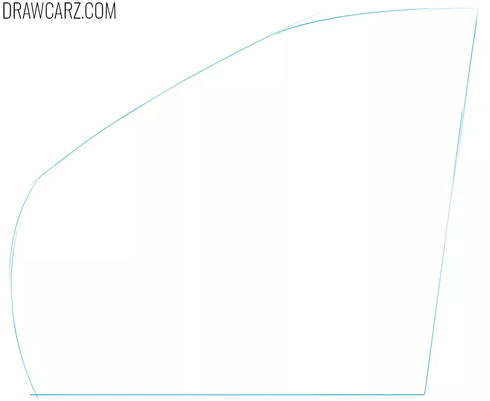 car door drawing tutorial